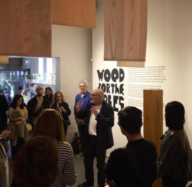 Wood for the Trees exhibition opening